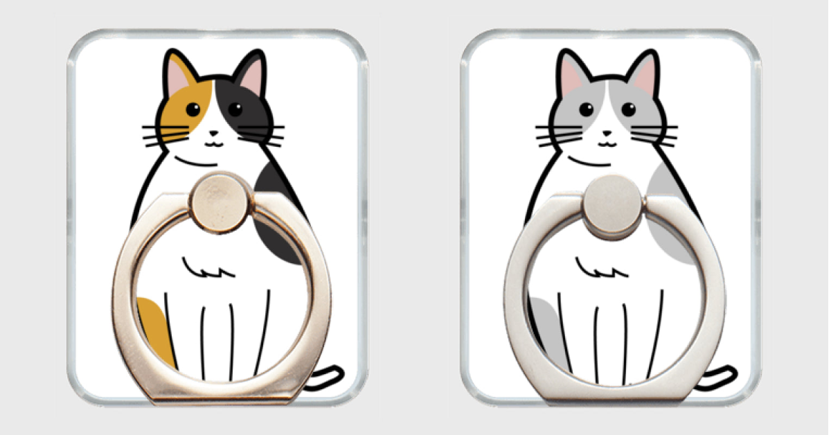みけ＆はいねこスマホリングセット